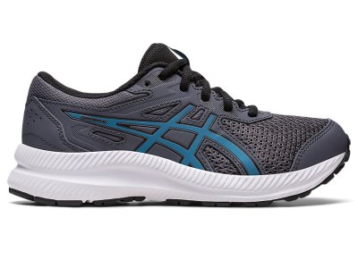 Asics Contend 8 Sports Patike Dječje Sive Plave | RS6990-700