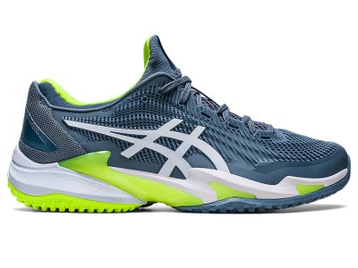 Asics Court FF 3 OC Tenisiće Muške Sive Plave Bijele | RS5967-751