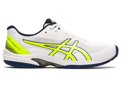 Asics Court Speed FF Tenisiće Muške Bijele Žute | RS8129-588