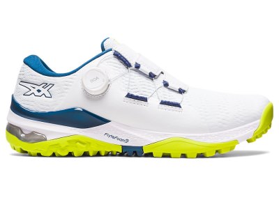 Asics Gel-kayano ACE BOA Cipele Za Golf Muške Bijele Plave | RS6780-818