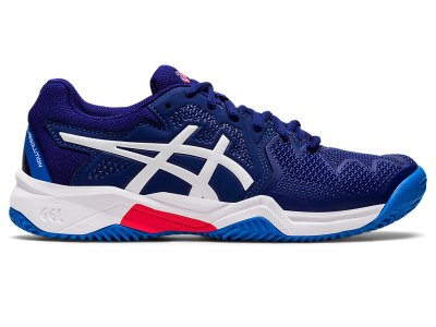 Asics Gel-resolution 8 Clay Sports Patike Dječje Plave Bijele | RS8725-149
