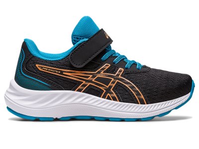 Asics PRE EXCite 9 Sports Patike Dječje Crne Narančaste | RS1790-293