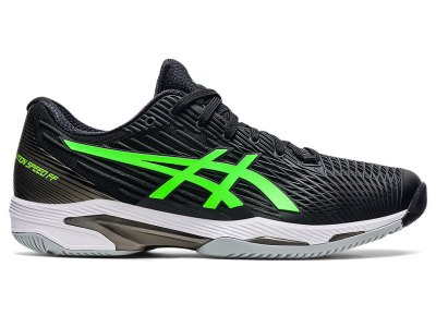 Asics Solution Speed FF 2 Tenisiće Muške Crne Zelene | RS9303-091