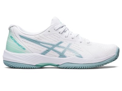 Asics Solution Swift FF Clay Tenisiće Ženske Bijele Plave | RS2656-444